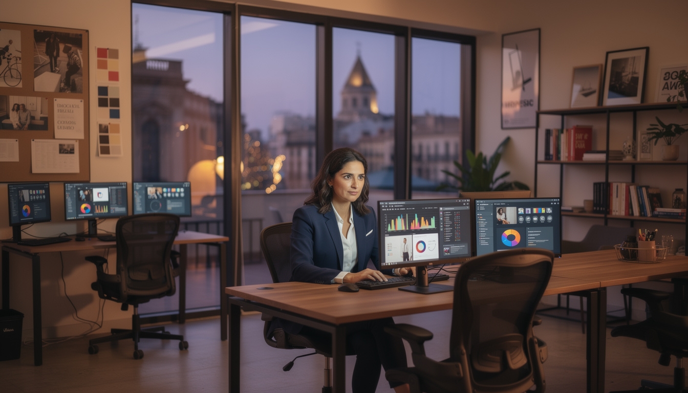 Profesional construyendo su autoridad digital